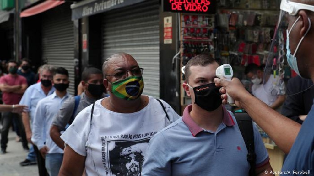 Brasil soma 1.232 mortes por covid-19 em 24h, 228.795 óbitos totais, 56.873 novos casos, 9.396.293 casos totais e 8.236.864 curados