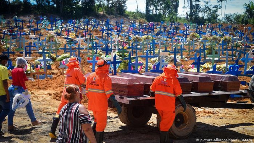 Brasil tem 2.408 novas mortes por covid-19, 465.199 óbitos totais, 78.926 novos casos, 16.624.480 casos totais e 15.068.146 curados