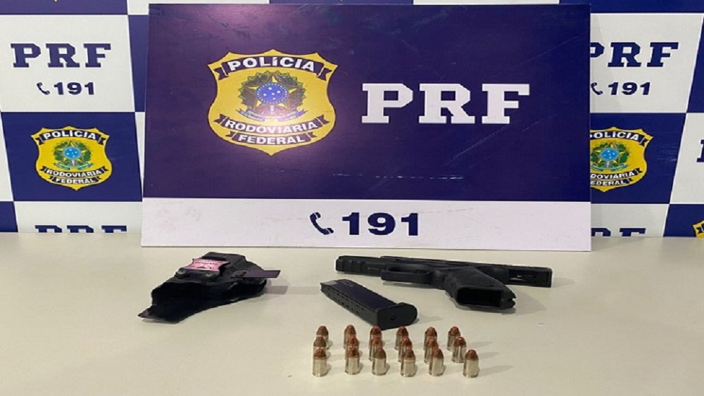 PRF apreende uma pistola 9mm em Vilhena