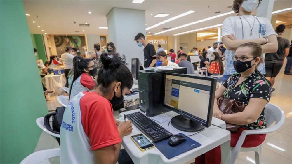 CAPITAL: Vacinação contra a covid-19 no Porto Velho Shopping segue na segunda-feira (30)