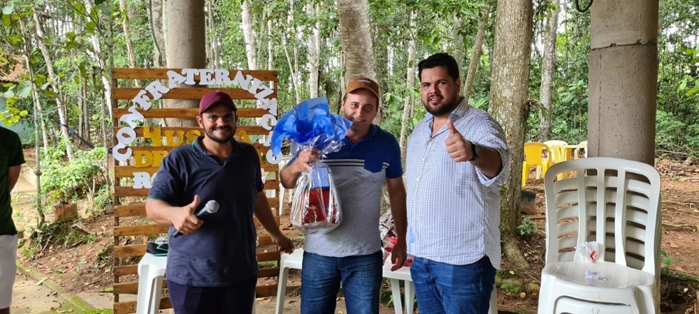 Deputado Estadual Jean Oliveira participa da Confraternização dos Servidores da 4ª Usina de Asfalto do DER de Rolim de Moura