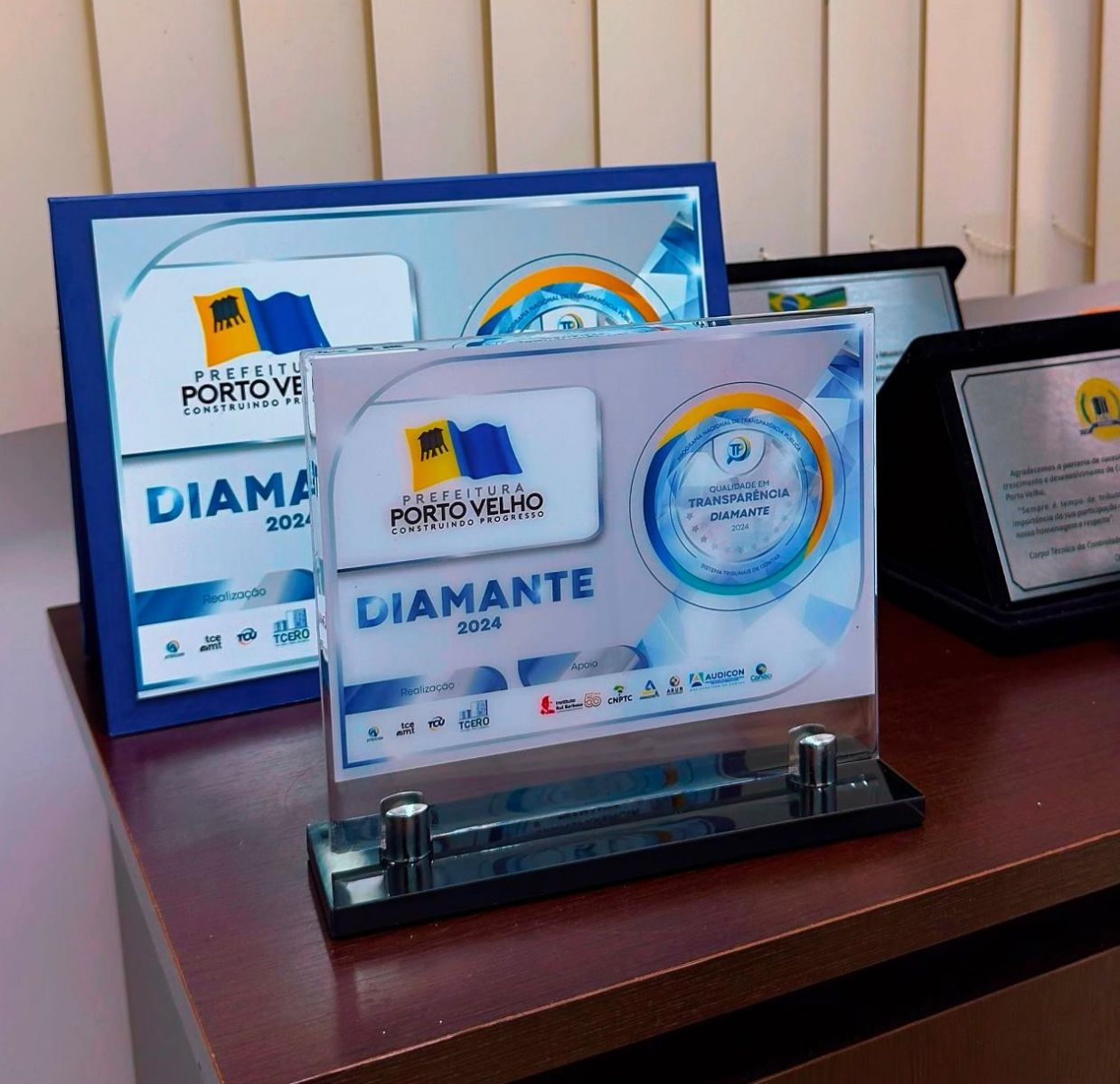 Prefeitura de Porto Velho recebe Selo Diamante no Radar da Transparência da Atricon