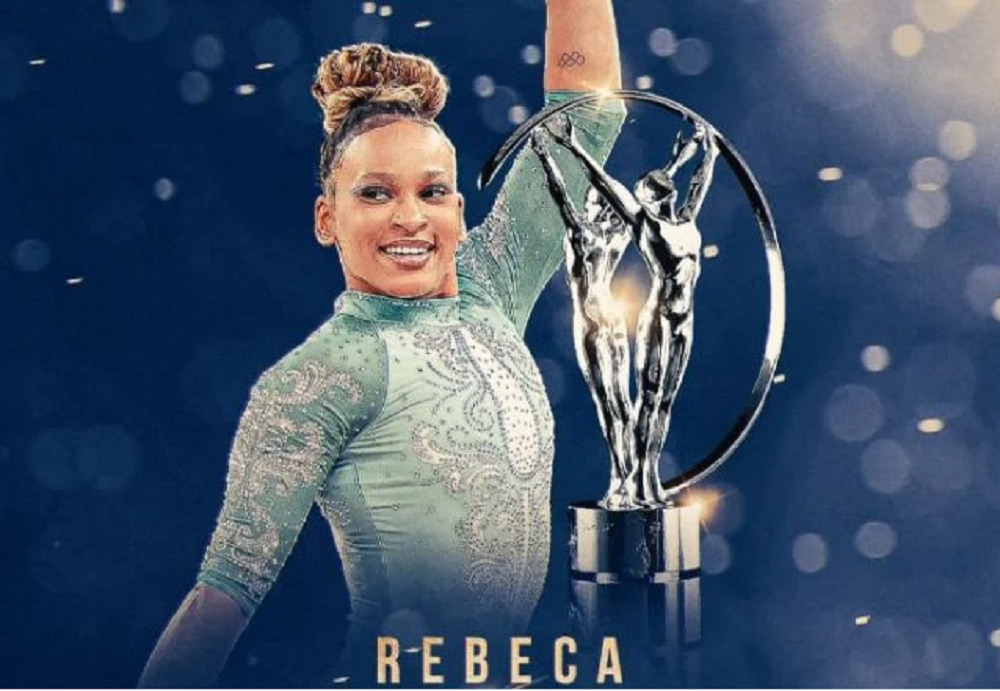 Rebeca Andrade é premiada no ‘Oscar’ dos esportes’