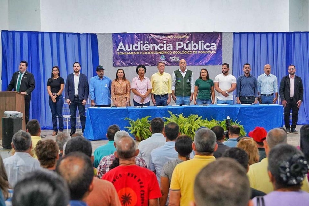 Deputado Luizinho Goebel participa de audiência pública sobre Zoneamento Socioeconômico-Ecológico em São Miguel do Guaporé