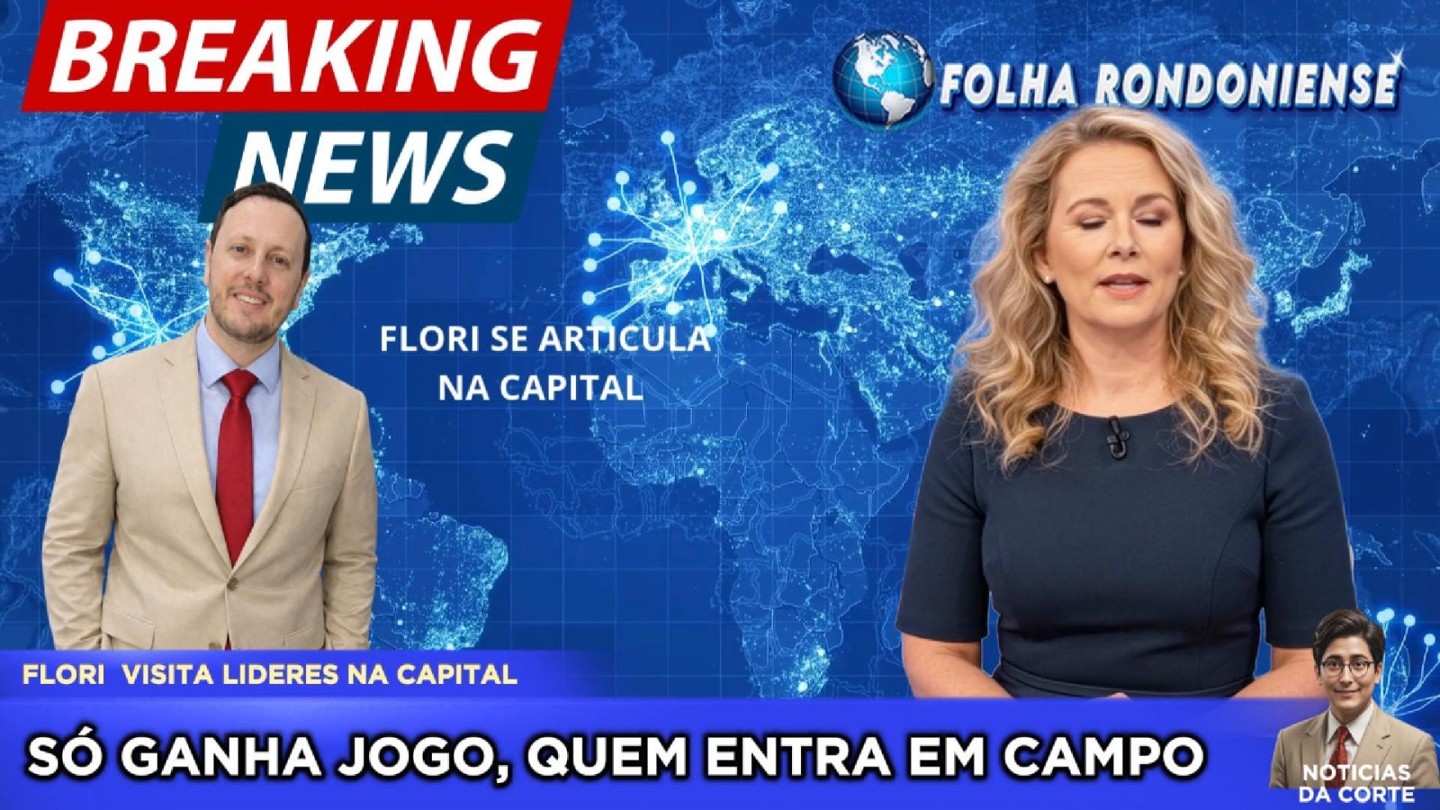 Prefeito Flori de Vilhena esquenta a corrida eleitoral ;”  Só ganha jogo quem entra em Campo”